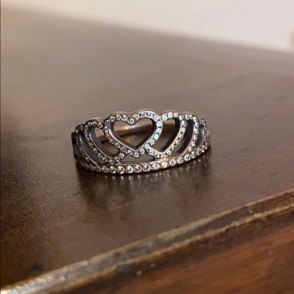 Pandora Jewelry - Pandora Hearts Tiara Ring